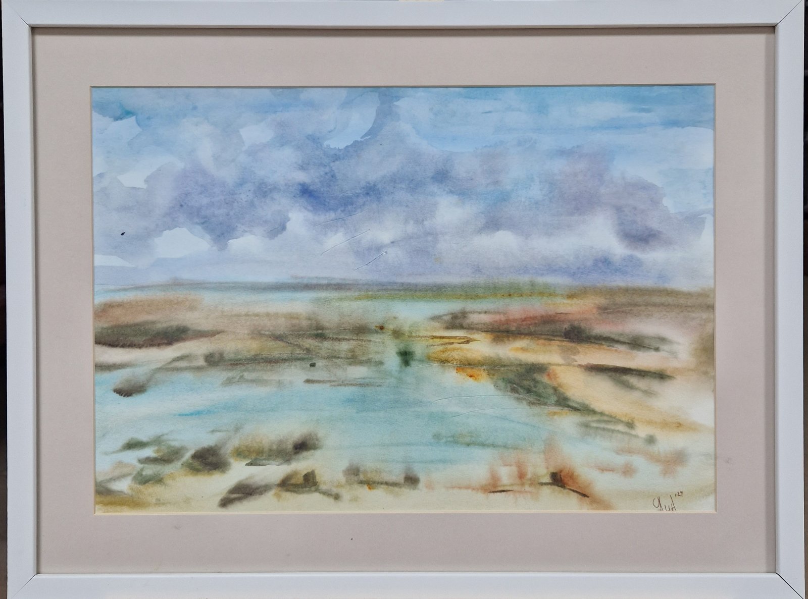 „Приливни следи“ акварел 35на50 120евро post featured image