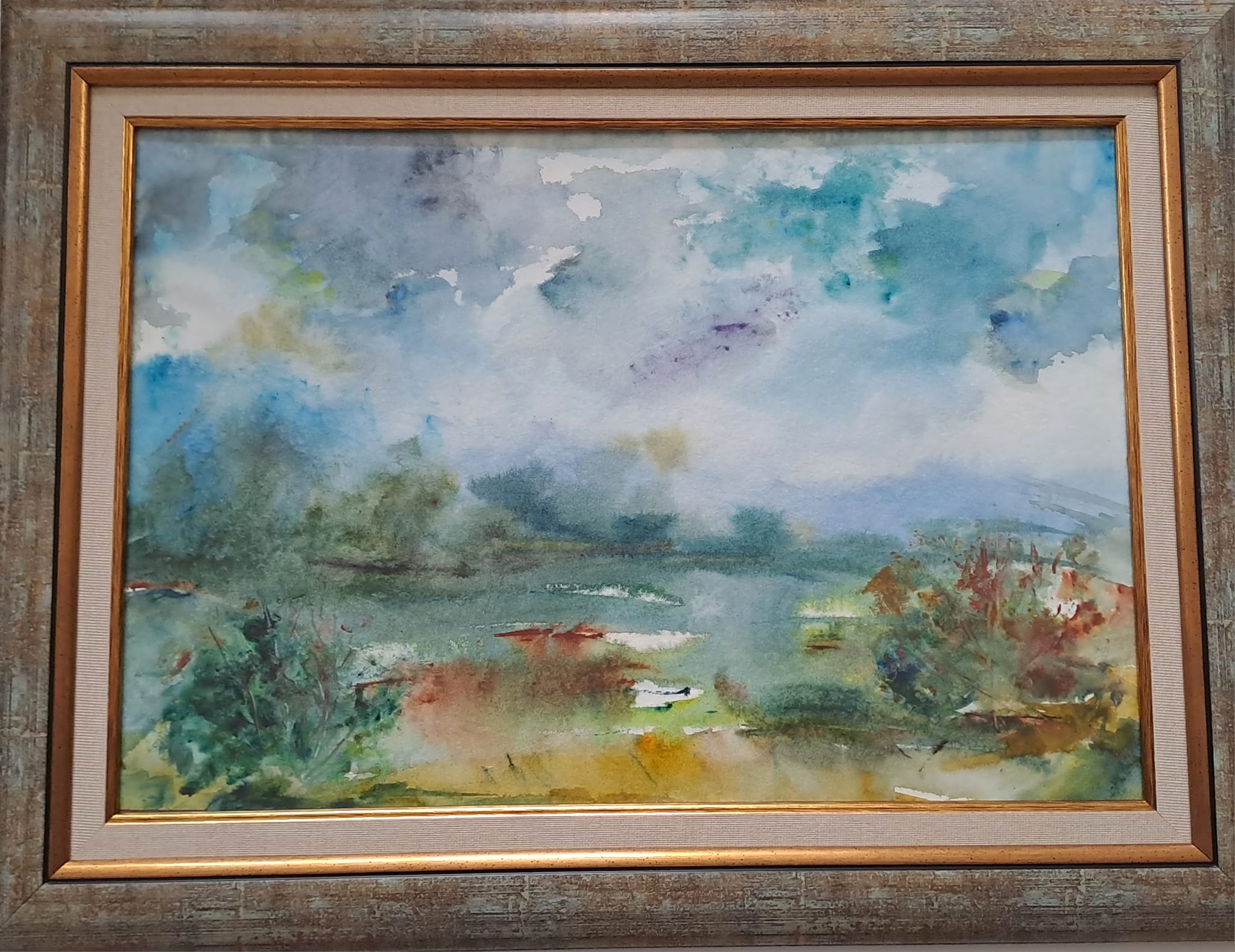 след дъжда акварел 35 50 цена 60евро post featured image