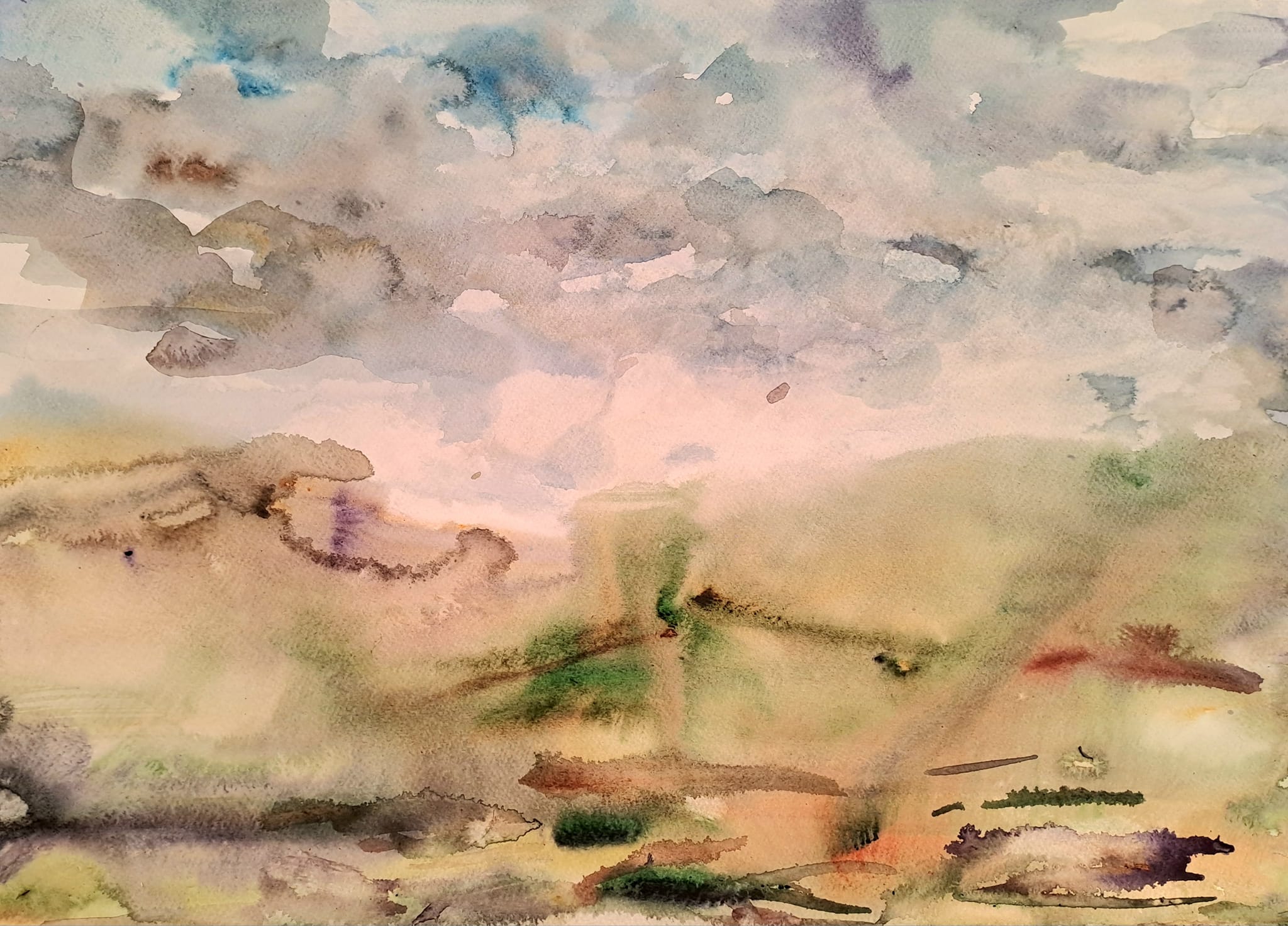 Светлина в долината акварел 35 50 цена50 post featured image