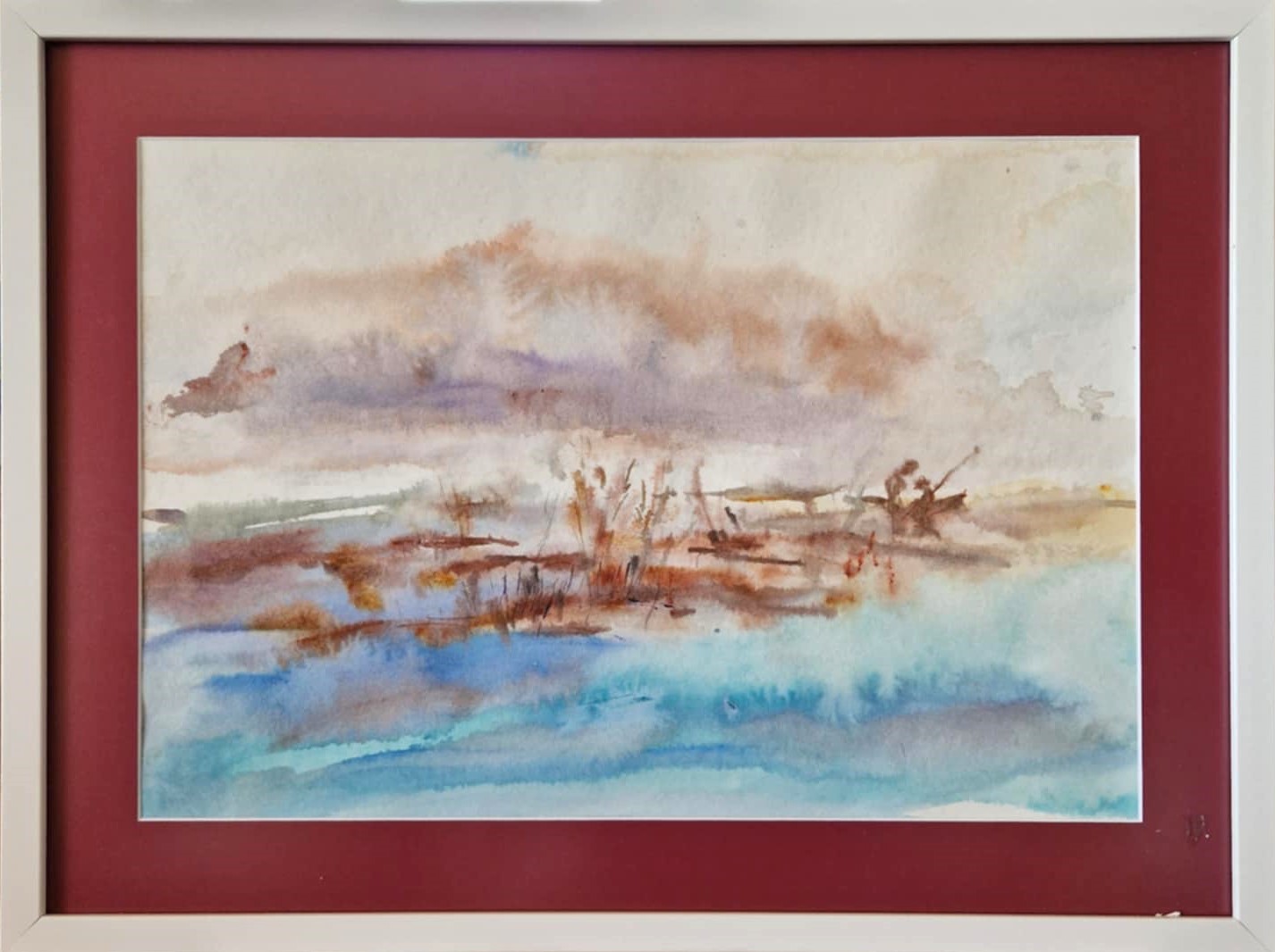 „Тишина в тръстиките“ акварел 35на50 80евро post featured image